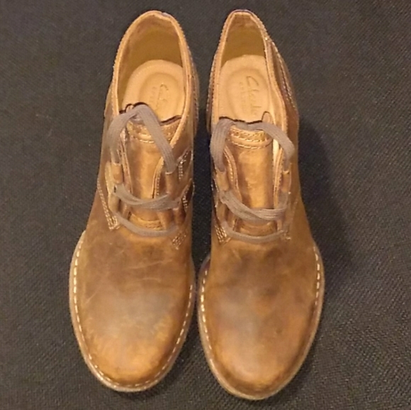 *SALE NWOB Clarks Carleta Lyon Leather Booties - Picture 11 of 13